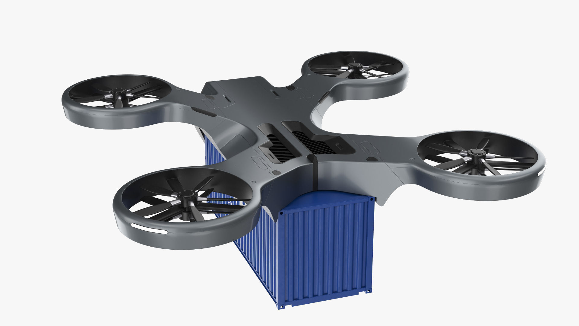 Cargo Drone 3D model_4