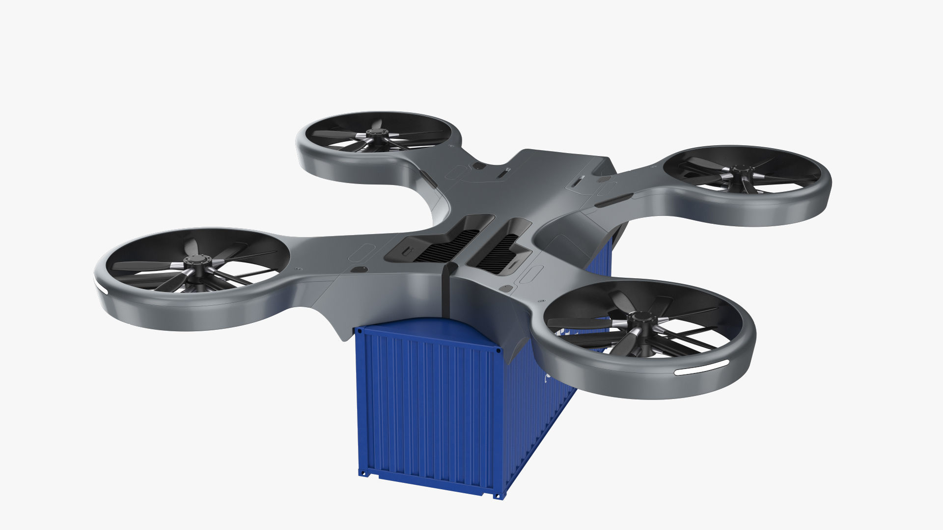 Cargo Drone 3D model_11