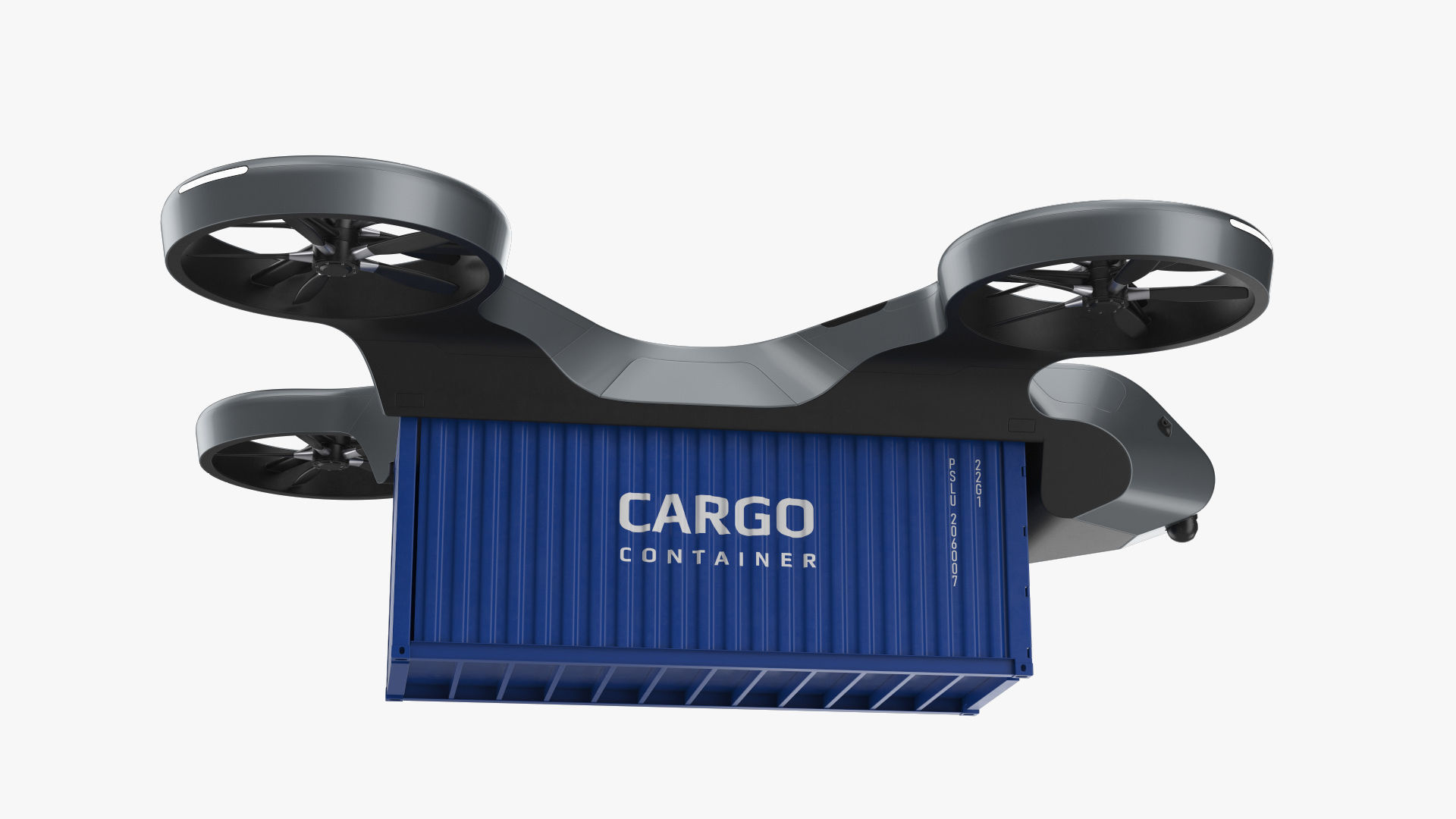 Cargo Drone 3D model_7