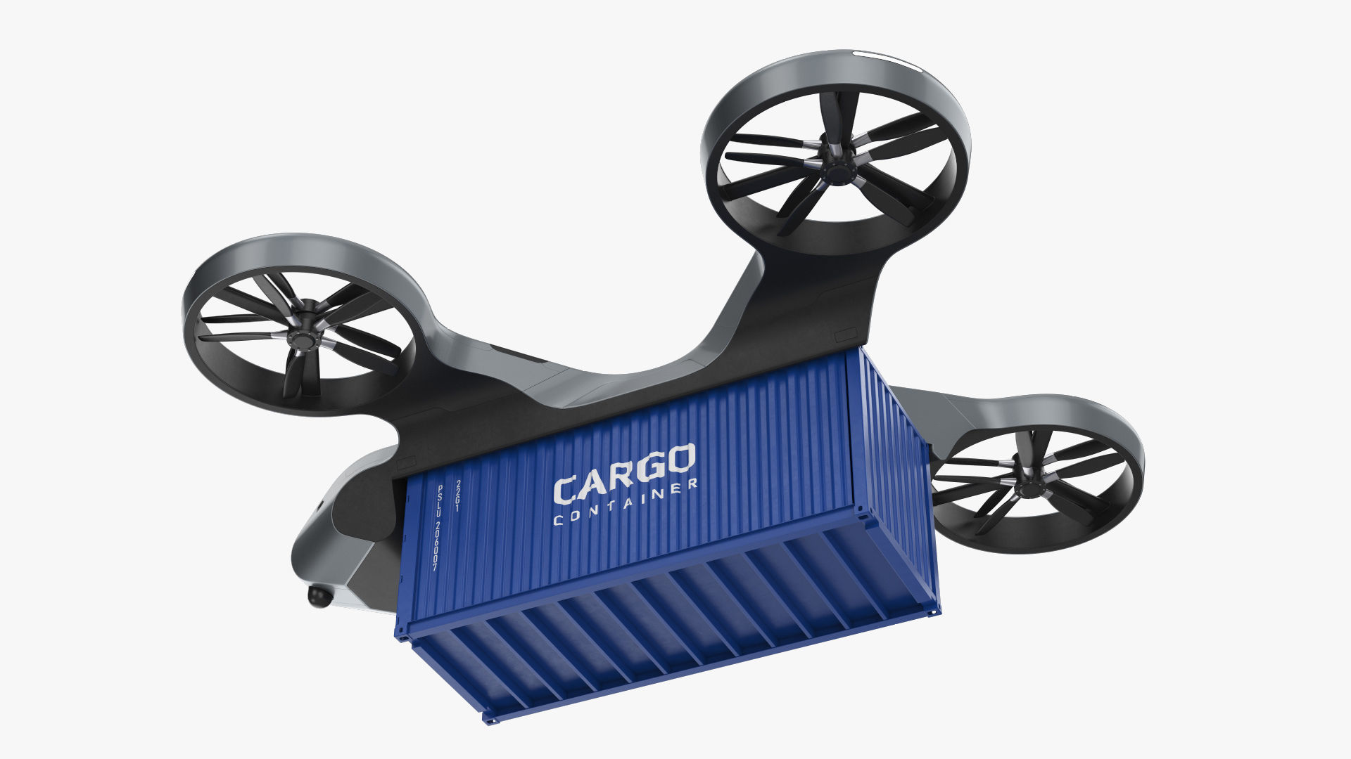 Cargo Drone 3D model_8