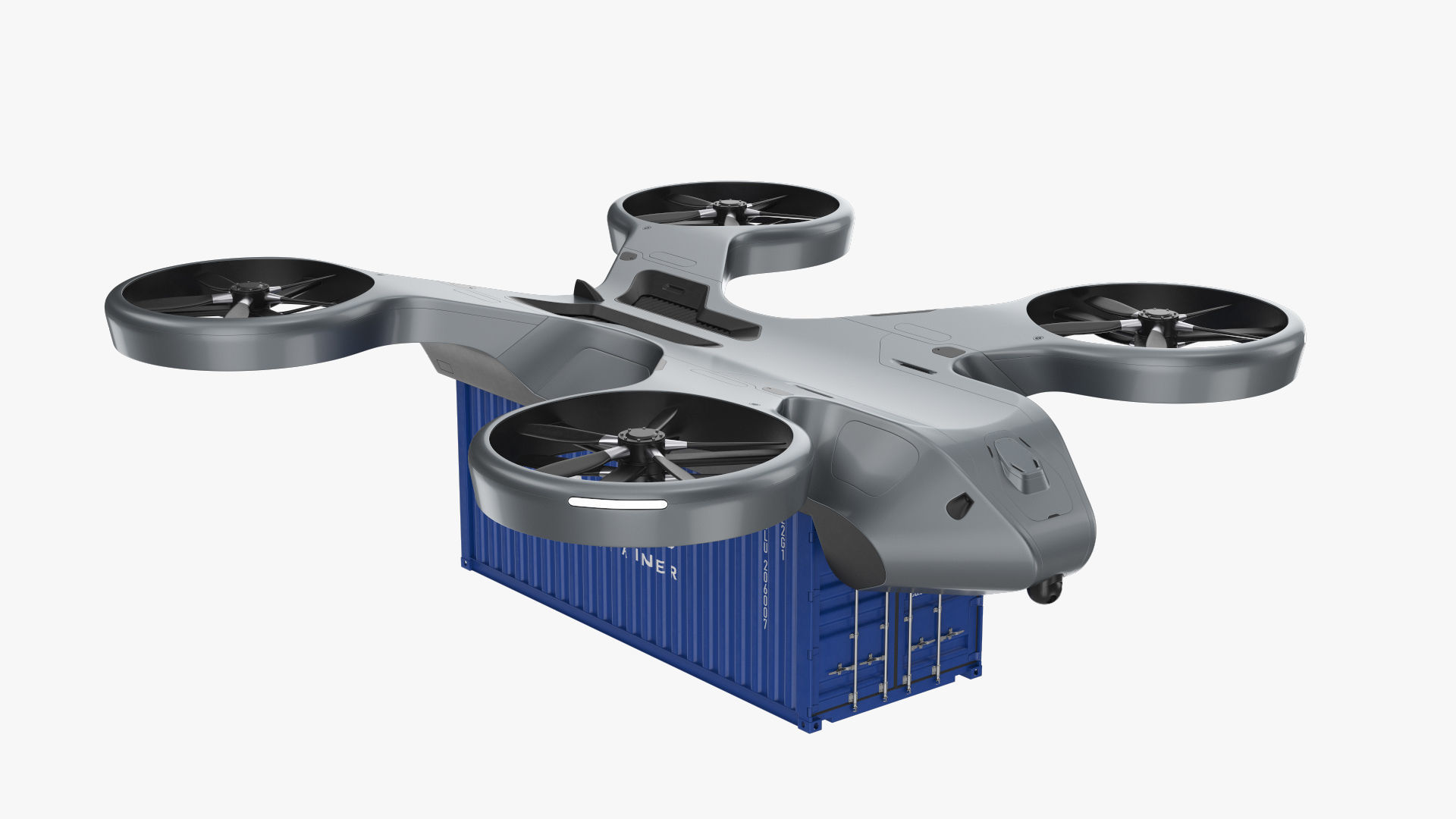 Cargo Drone 3D model_6