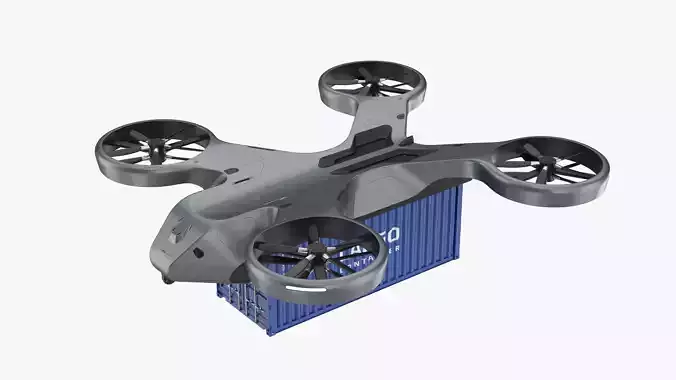 Cargo Drone 3D model