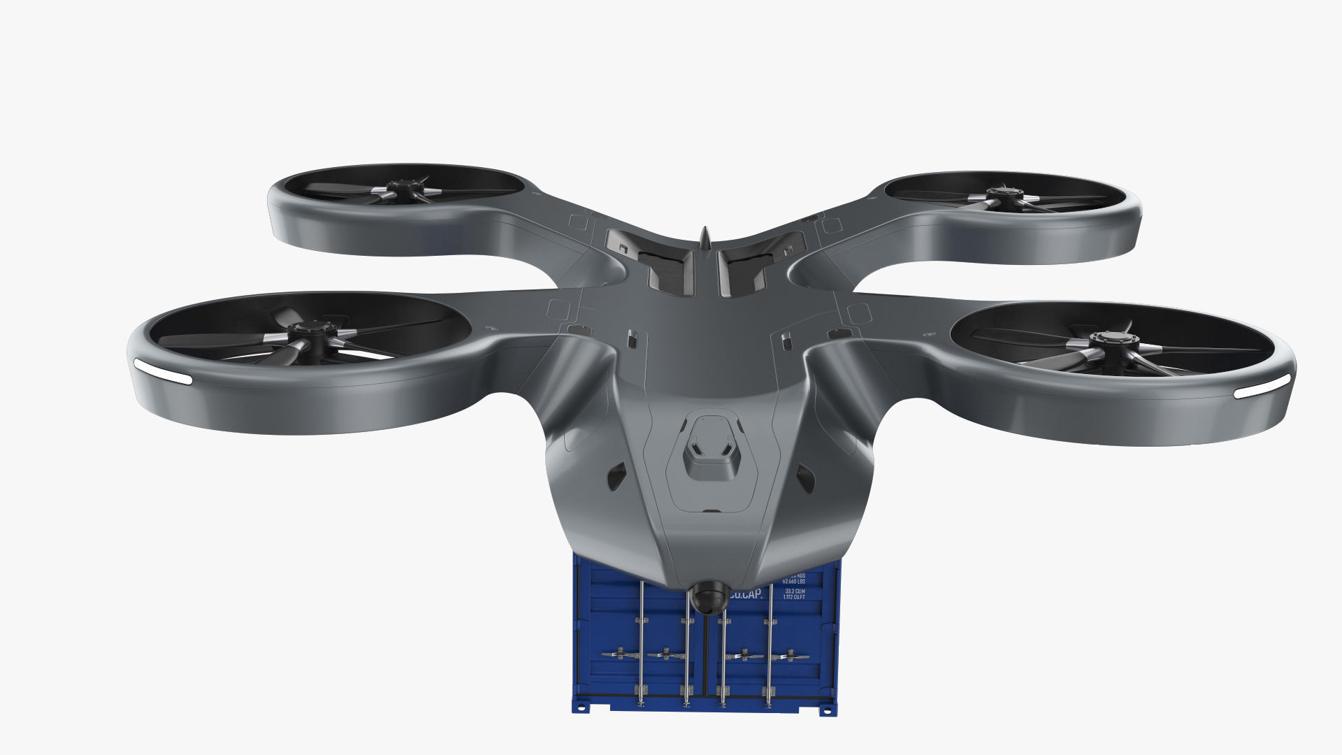 Cargo Drone 3D model_12