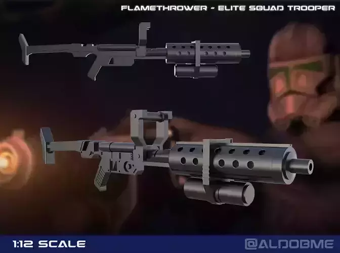  Flamethrower - Elite Squad trooper
