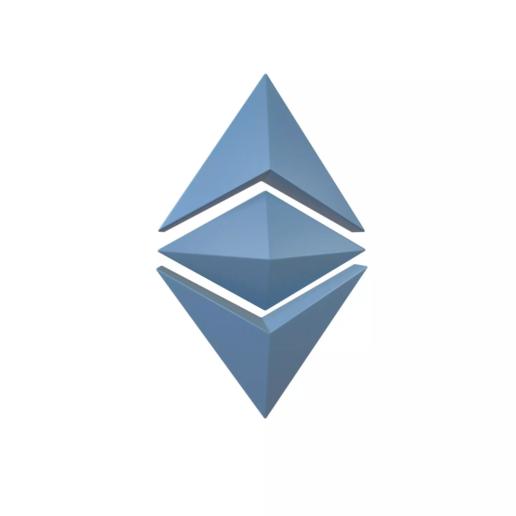 Ethereum Classic v2 002 Low-poly 3D model_0