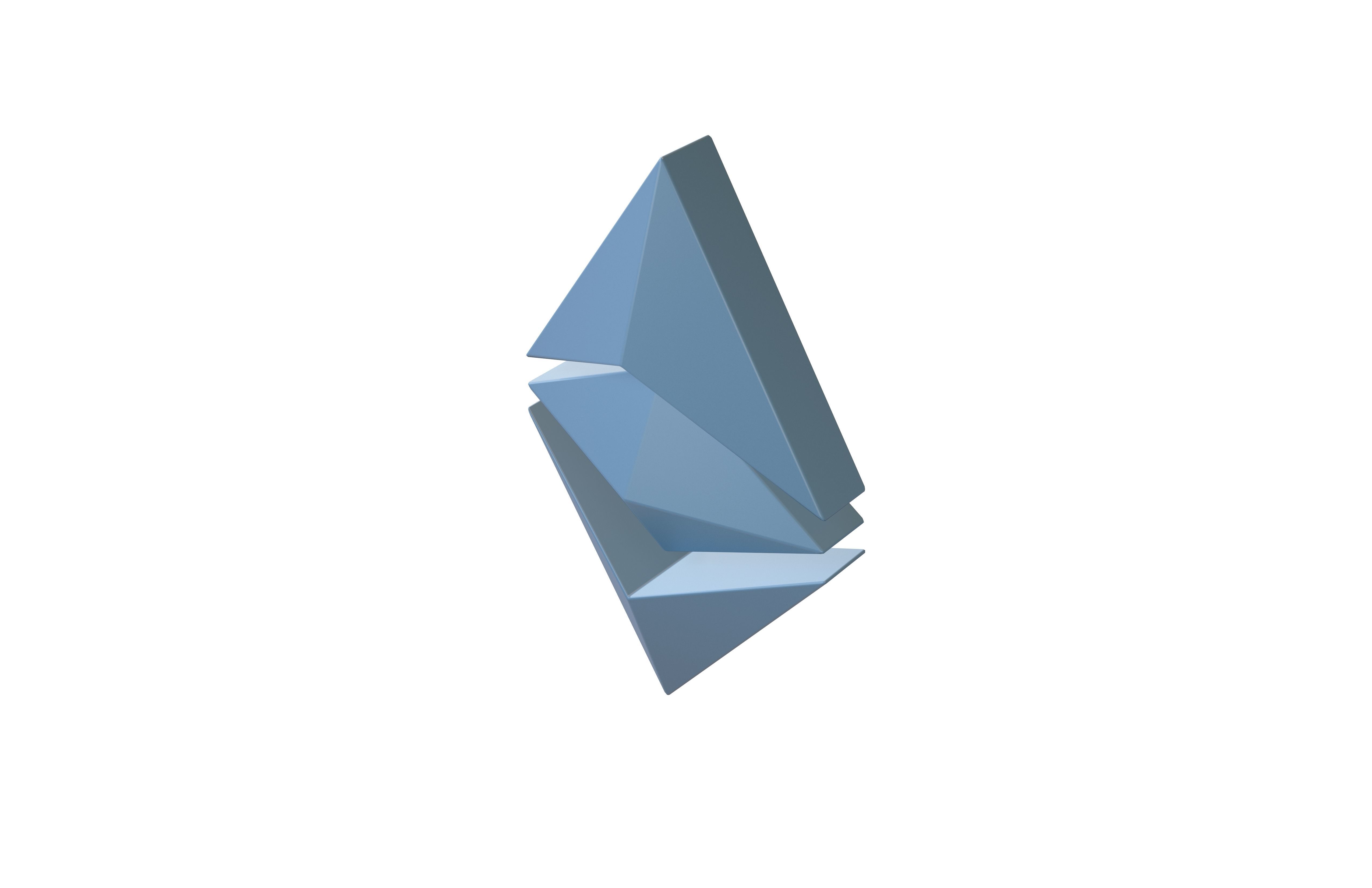 Ethereum Classic v2 002 Low-poly 3D model_2