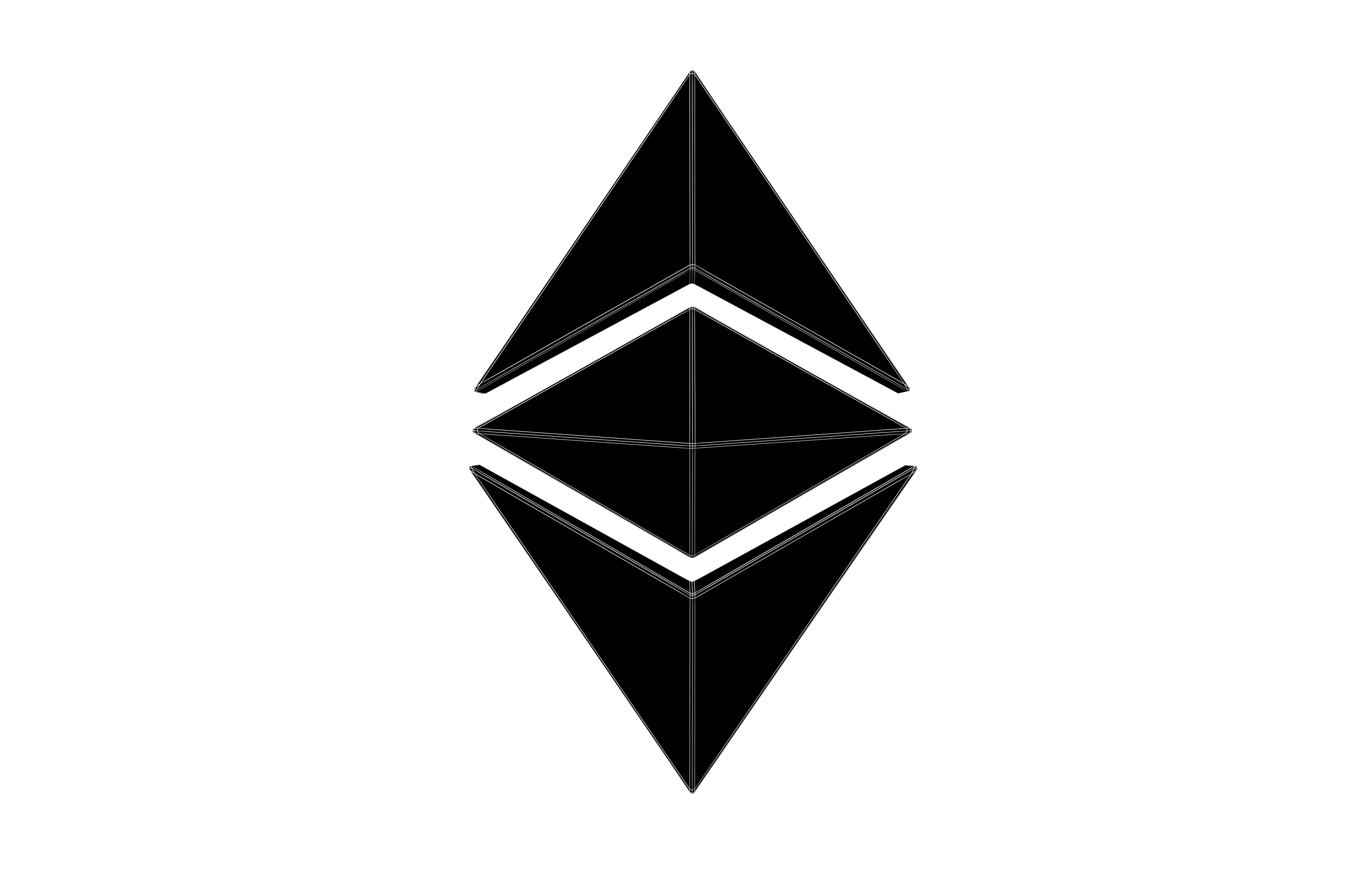 Ethereum Classic v2 002 Low-poly 3D model_5