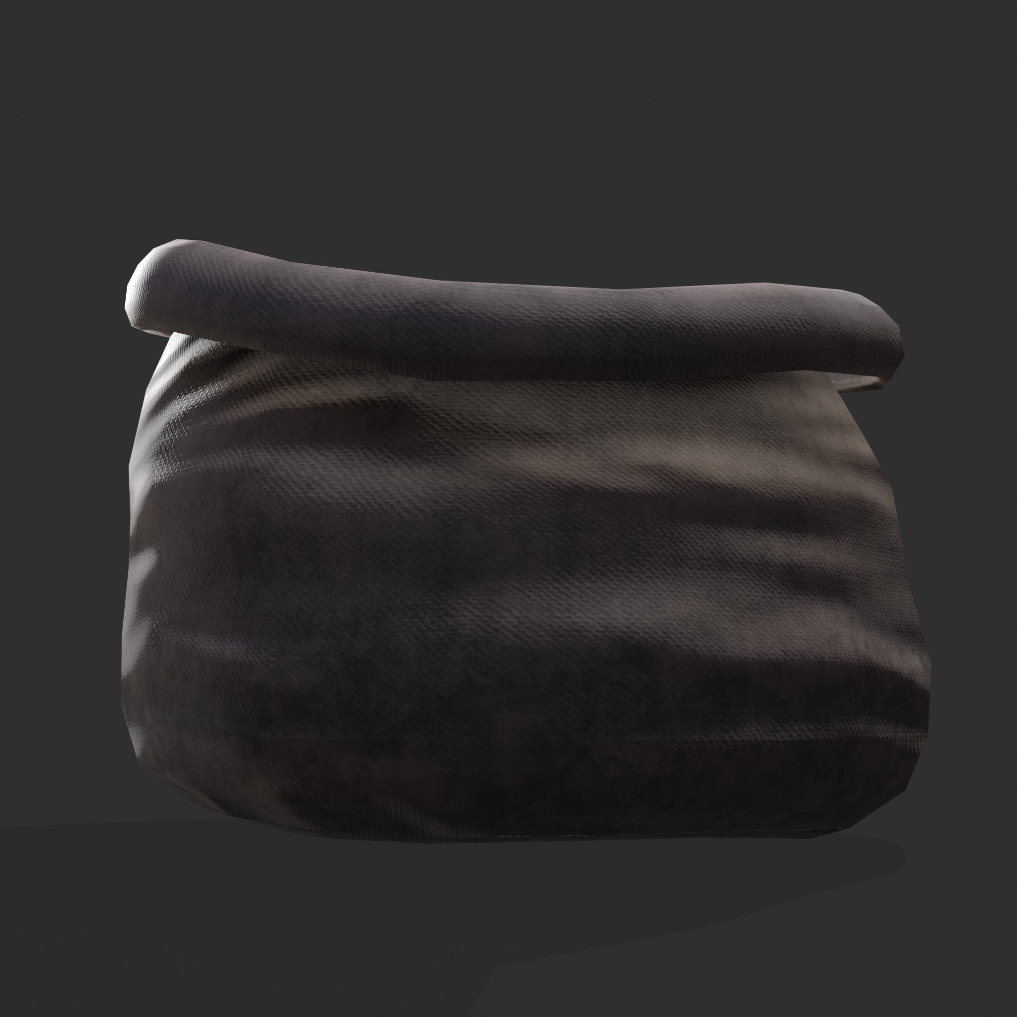 Coal Sack Low-poly 3D model_13