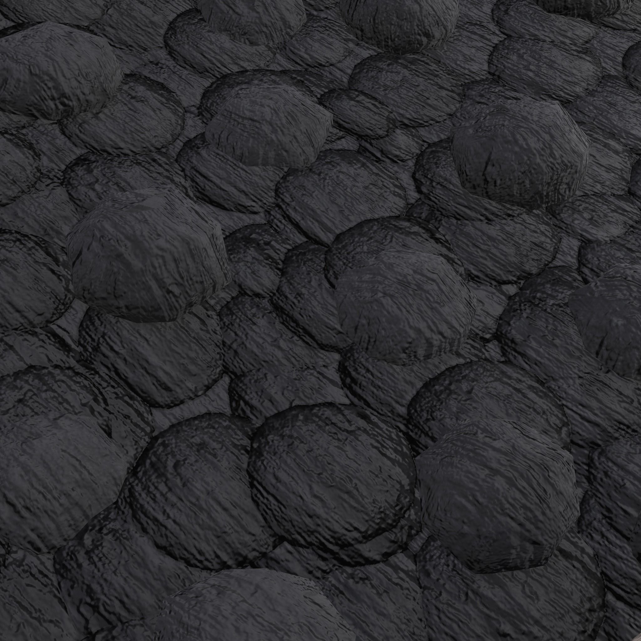 Coal Sack Low-poly 3D model_21