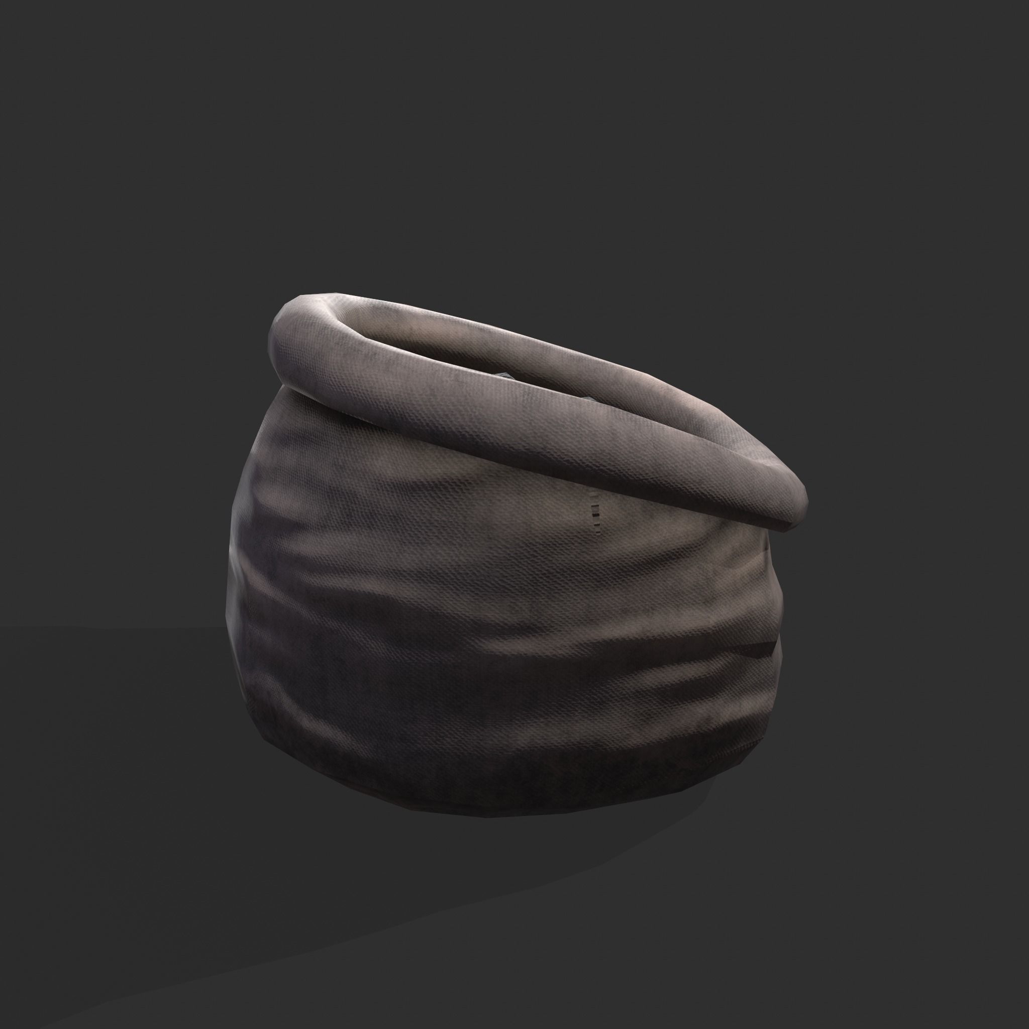 Coal Sack Low-poly 3D model_12