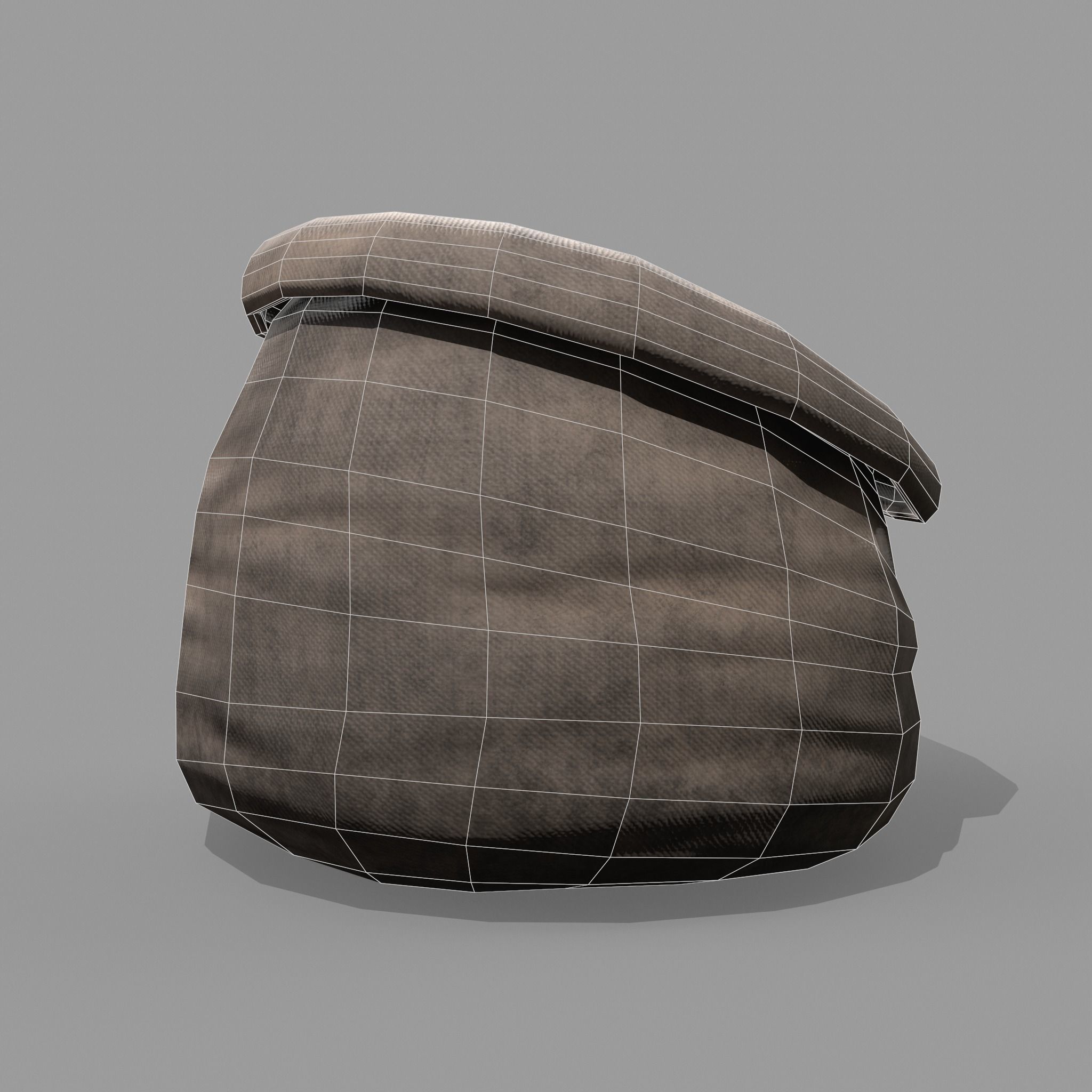 Coal Sack Low-poly 3D model_24