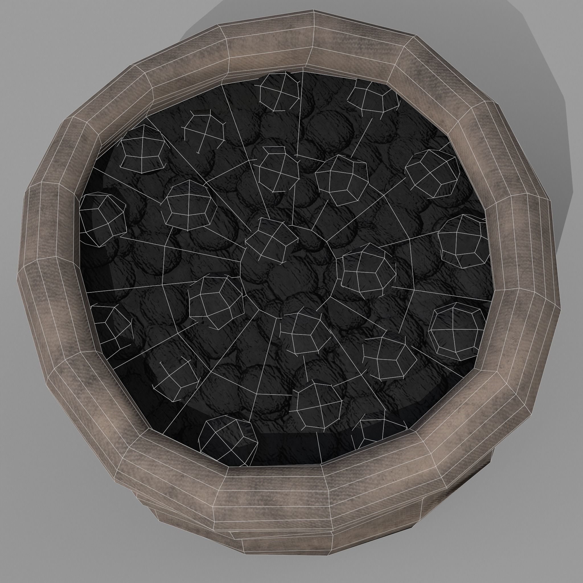 Coal Sack Low-poly 3D model_31