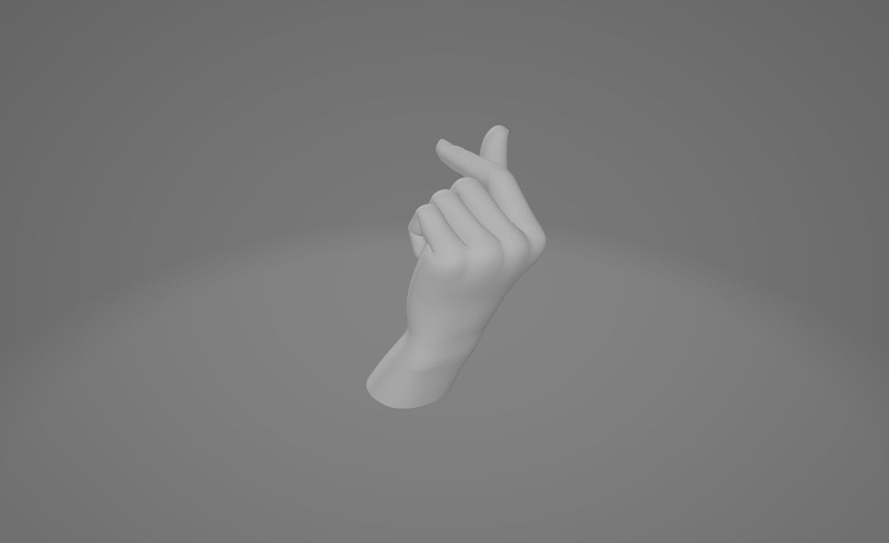 HAND 7 Low-poly 3D model_7