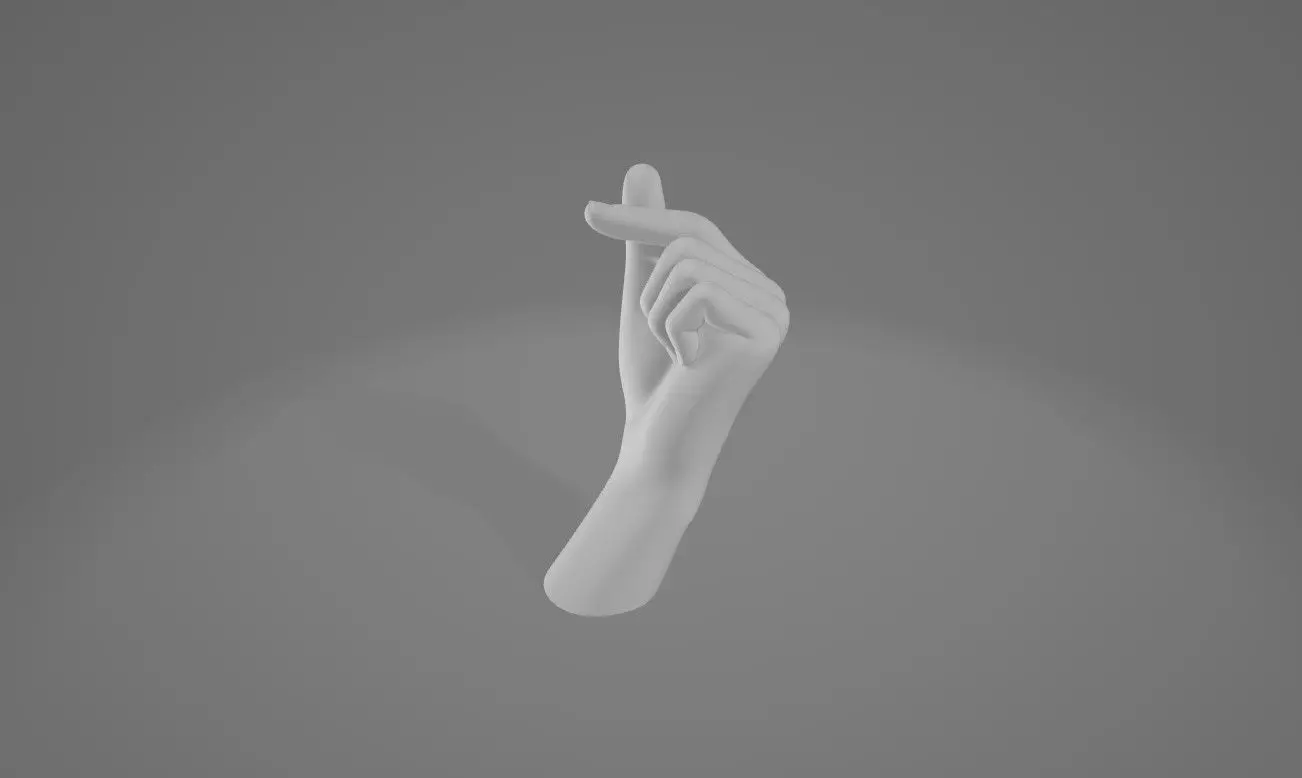 HAND 7 Low-poly 3D model_0