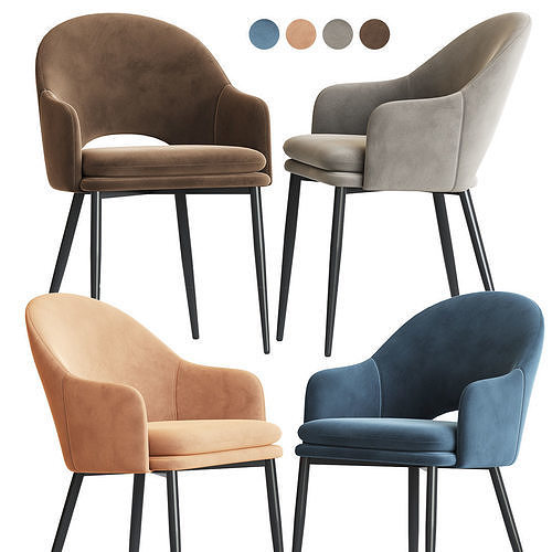 Deephouse Maghreb Dining Chair 3D model
