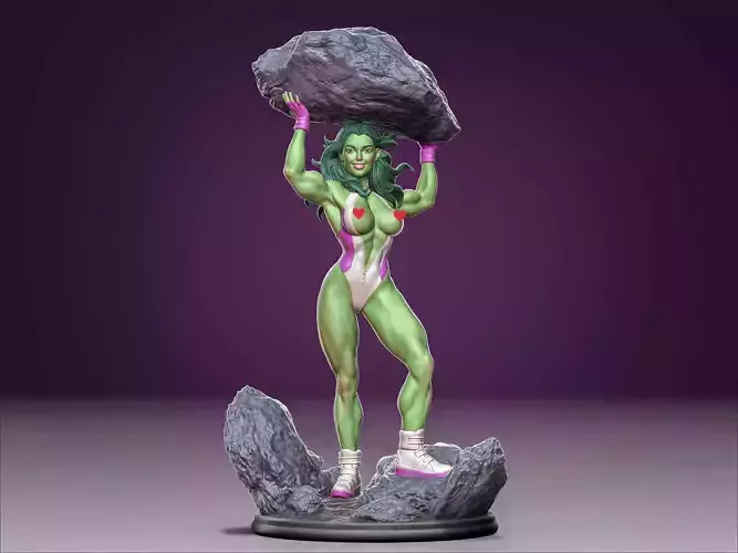 She-Hulk NSFW 3D print model