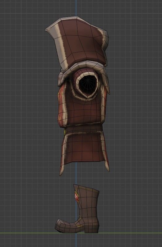 Lowpoly armor pack Low-poly 3D model_13