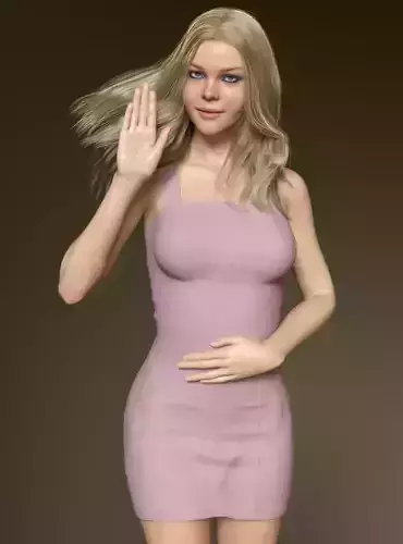 DY Mary For G8F 3D model