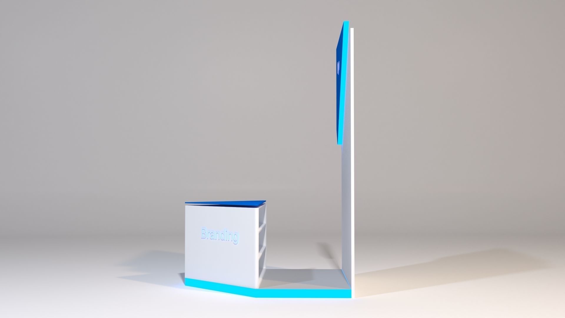 Promotional Desk 3D model_6