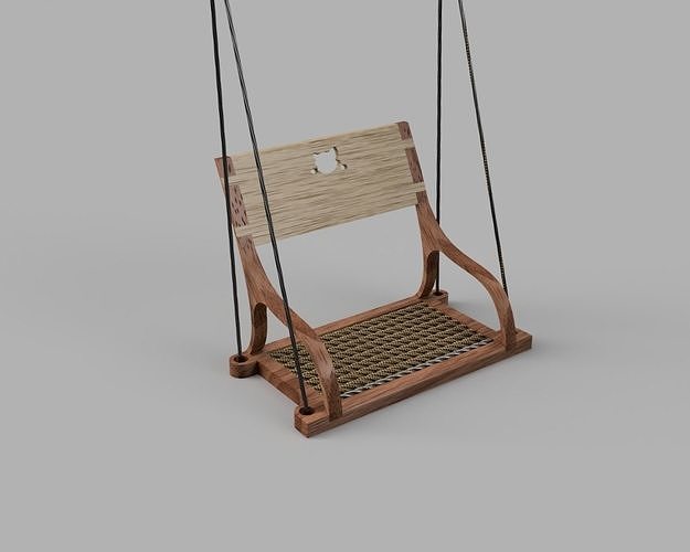 Patio Swing Hanging Chair Porch Swing 3D print model
