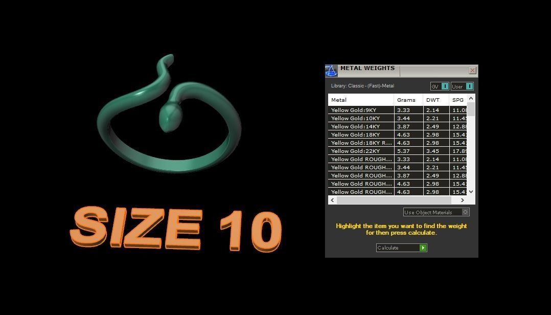 Dainty Snake  Ring Band Mix Size 3D print model_15