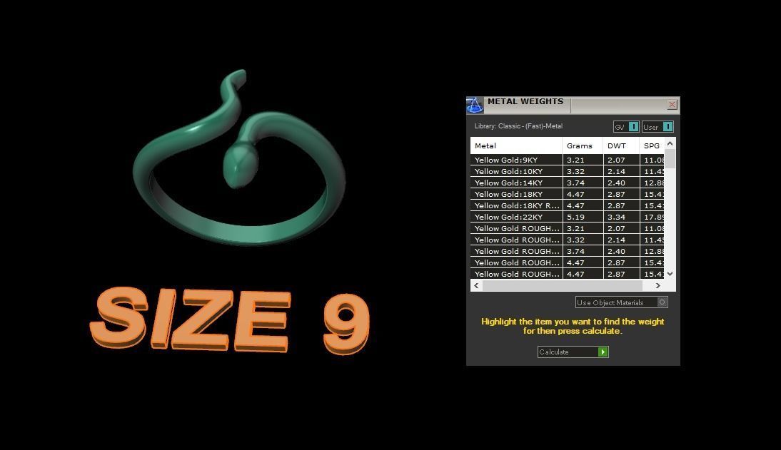 Dainty Snake  Ring Band Mix Size 3D print model_14