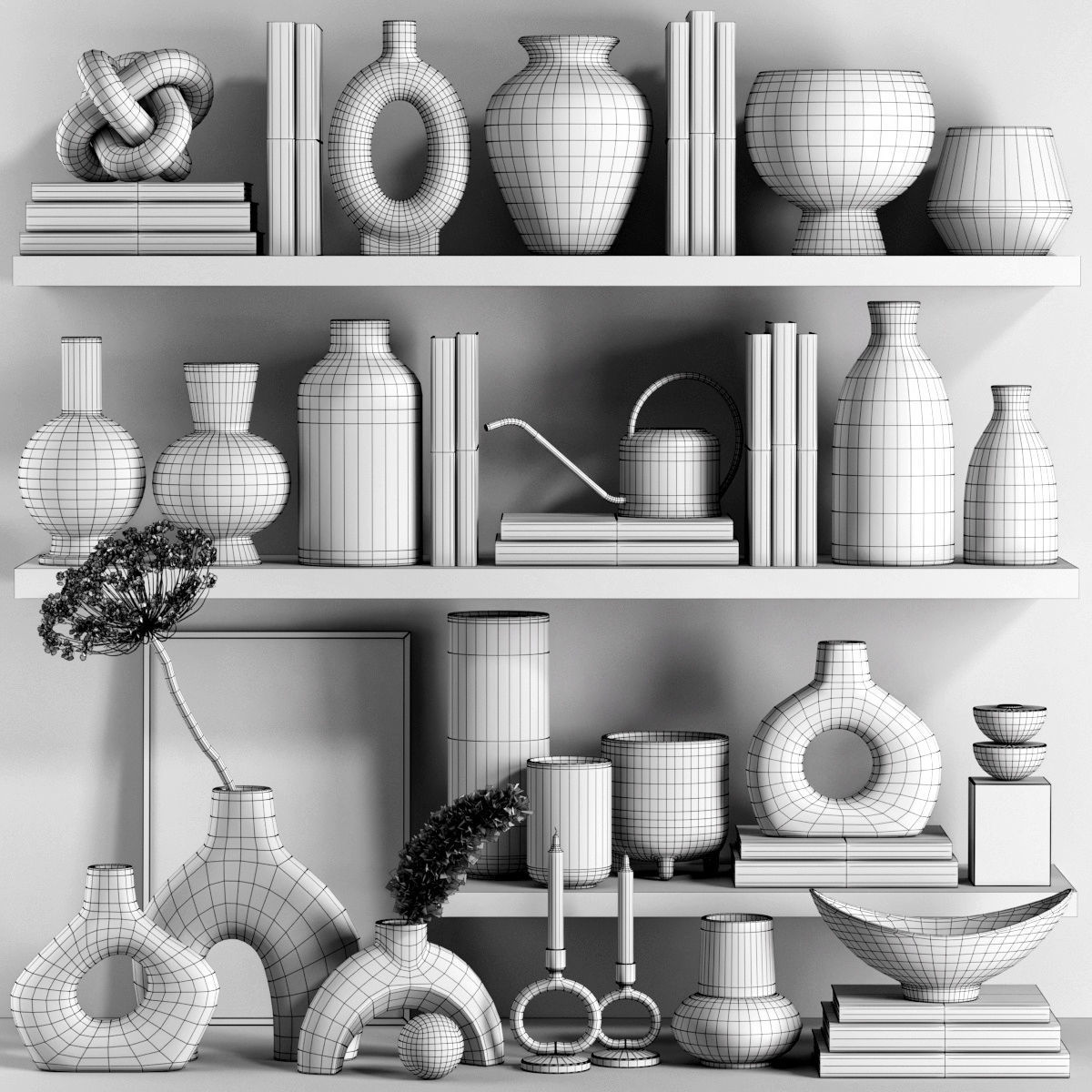 Decor set 24 3D model_4