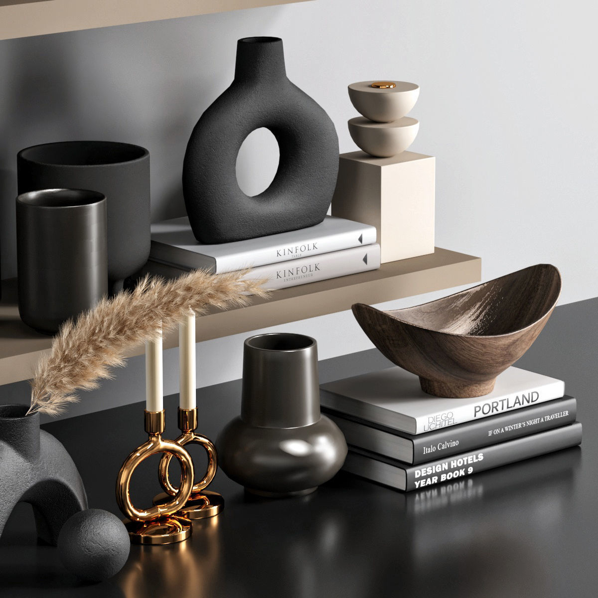 Decor set 24 3D model_2