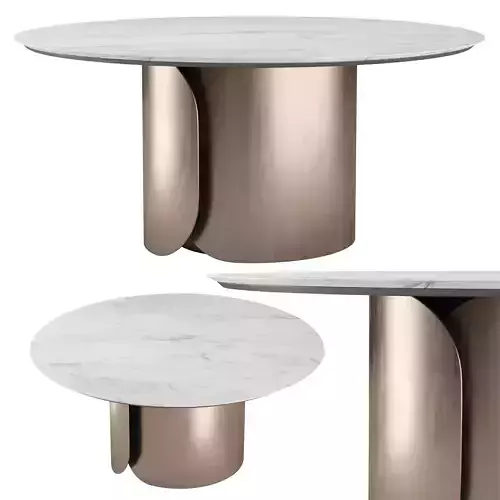 Olivya Stone Aural round dining table