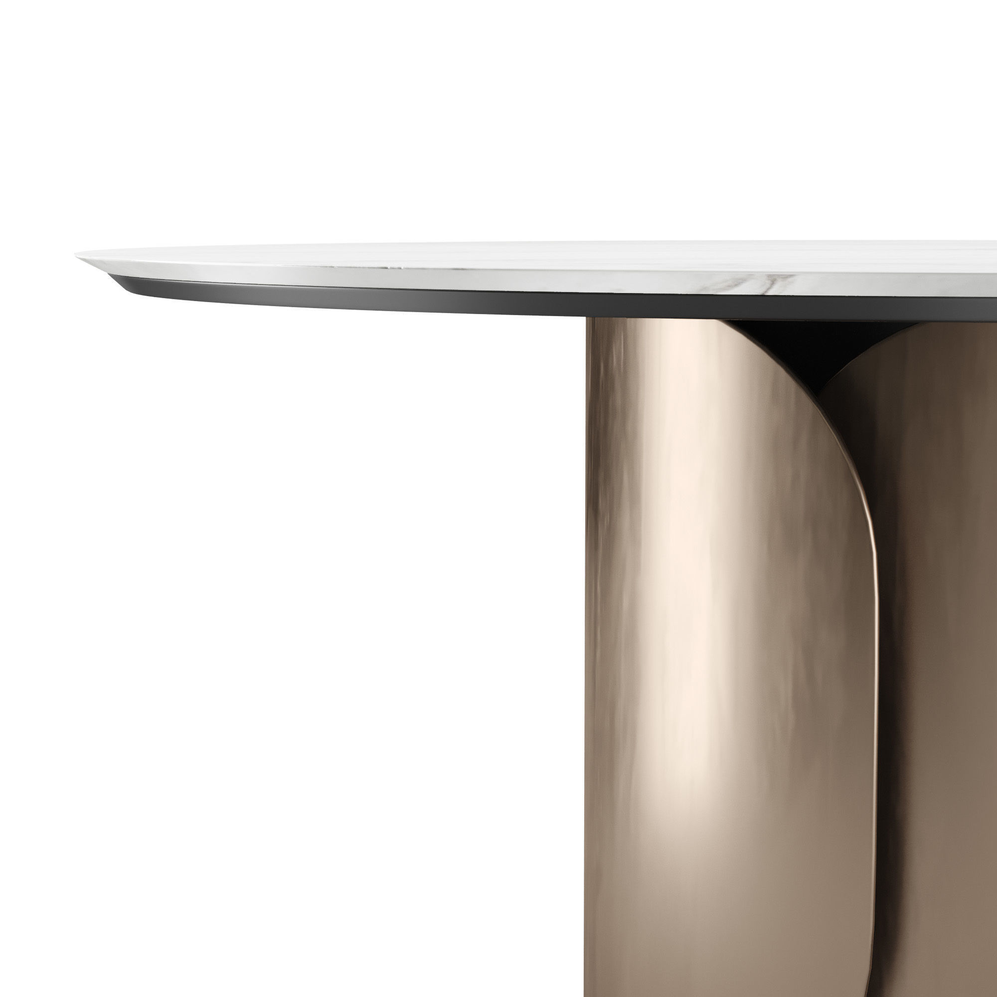 Olivya Stone Aural round dining table 3D model_1