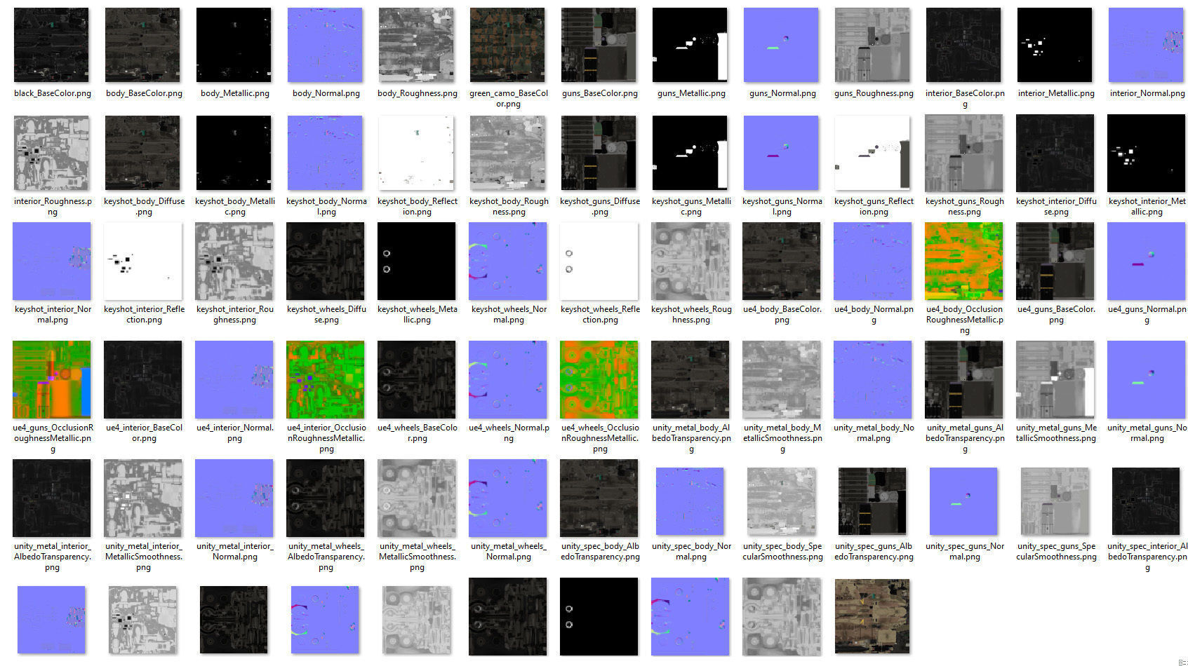 AH64 Apache Helicopters Low-poly 3D model_20