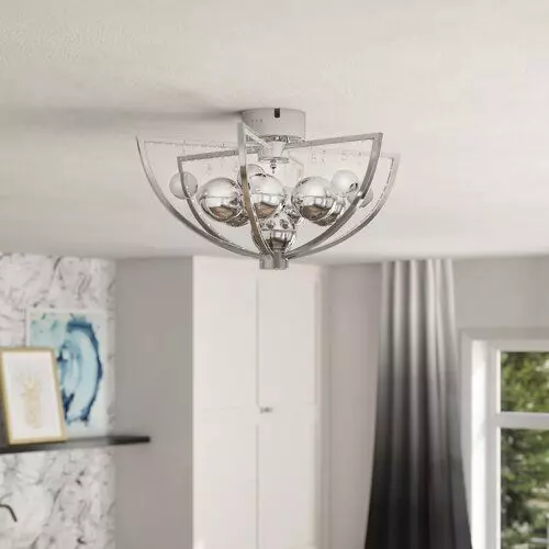 Margarita Light Semi Flush Mount 3D model