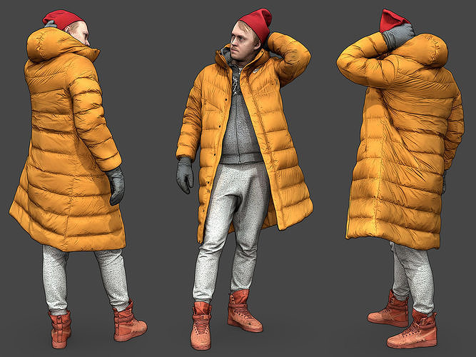 Stylized Man Character 3D model