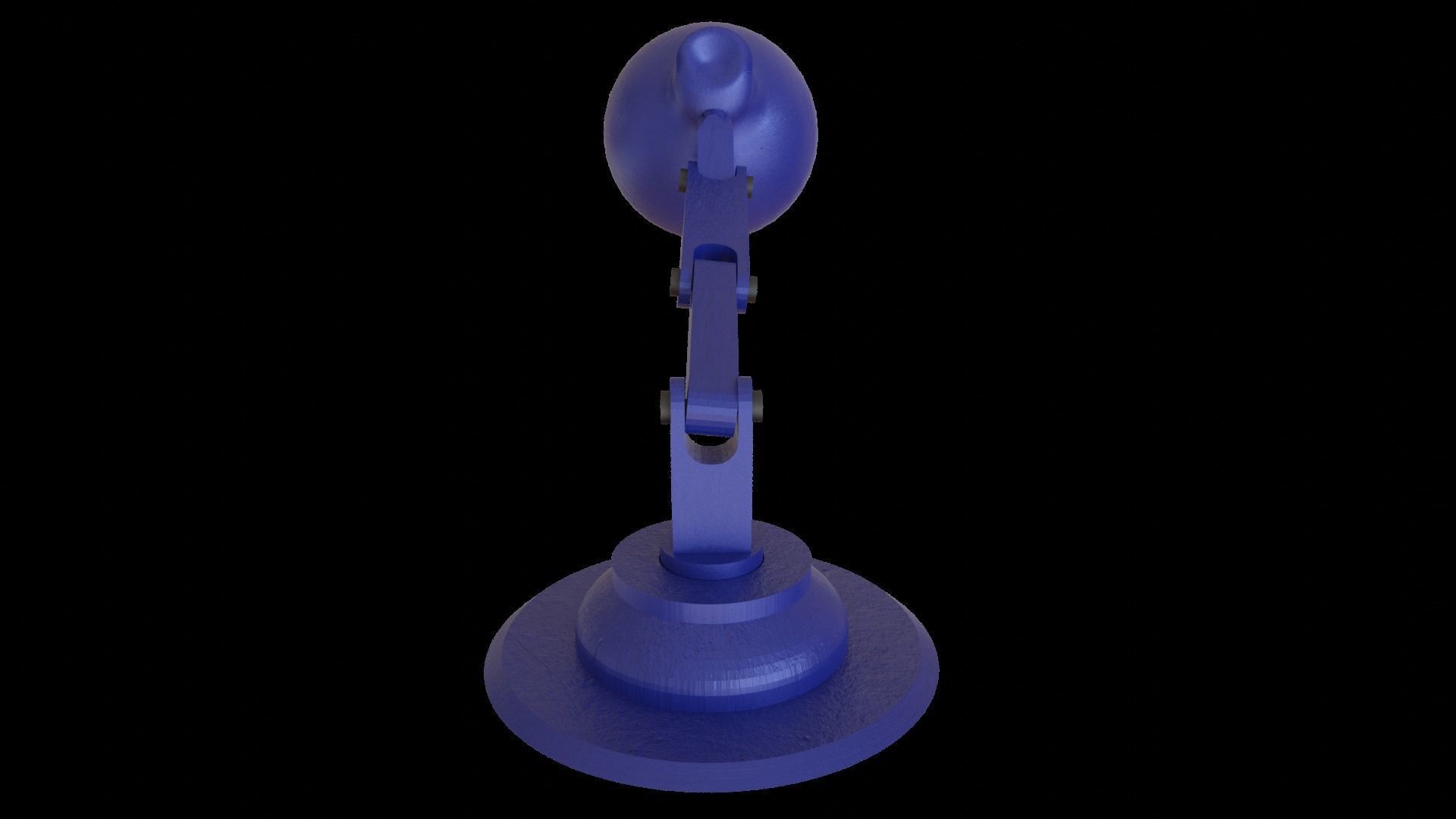 Table Lamp fully Rigged Low-poly 3D model_8