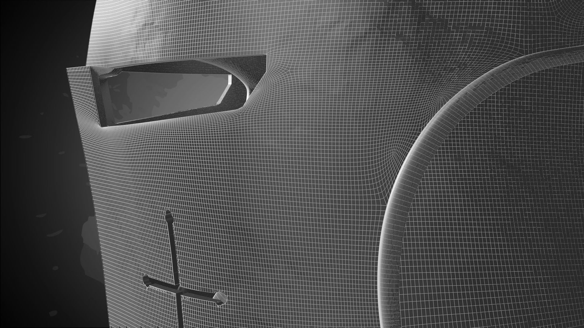 Warden Helmet For Honor 3D print model_12