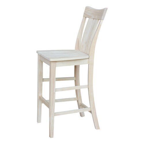 Dover Wood Bar and Counter Stool 3D model_4