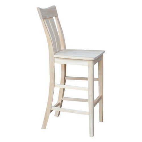 Dover Wood Bar and Counter Stool 3D model_3