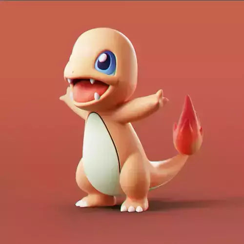 Pokemon - Charmander 3D print model