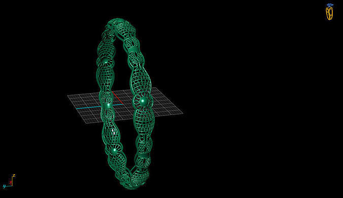KBR-09 ring 3D print model