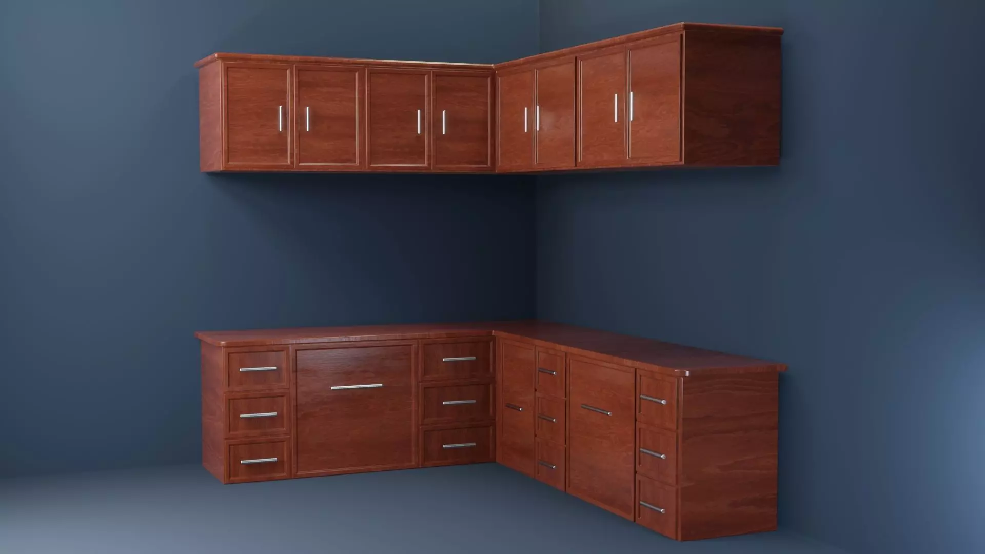 Kitchen Cabinet Free 3D model_0