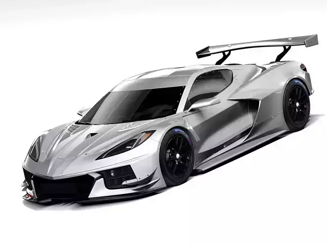 Chevrolet Corvette C8R racing 2020 3D model