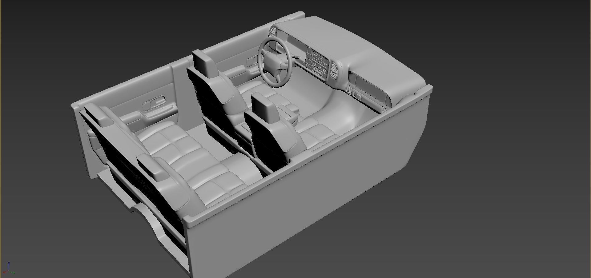 Chevrolet C-K 4th Gen Crew Cab 3D print model_6