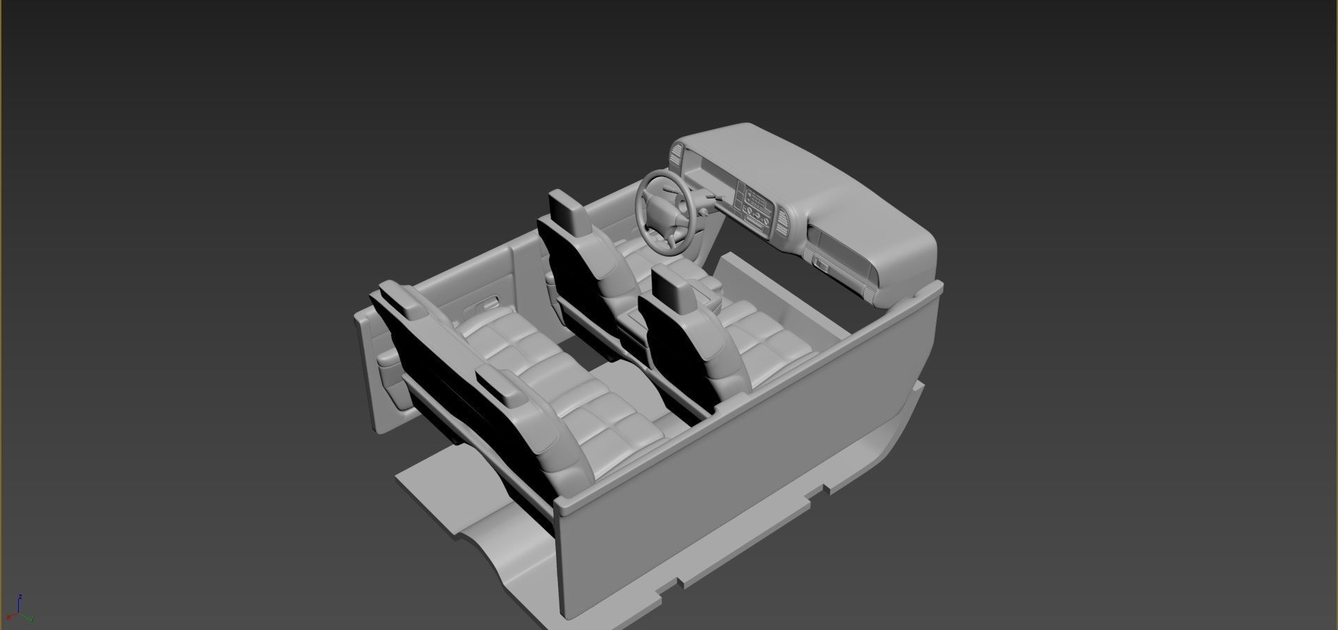 Chevrolet C-K 4th Gen Crew Cab 3D print model_7