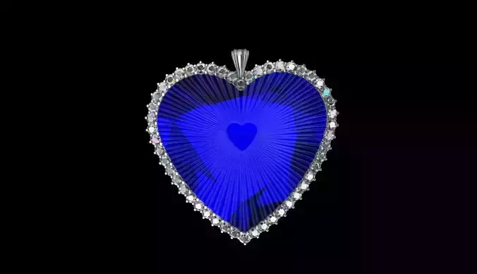 Titanic Heart of The Ocean Pendant 