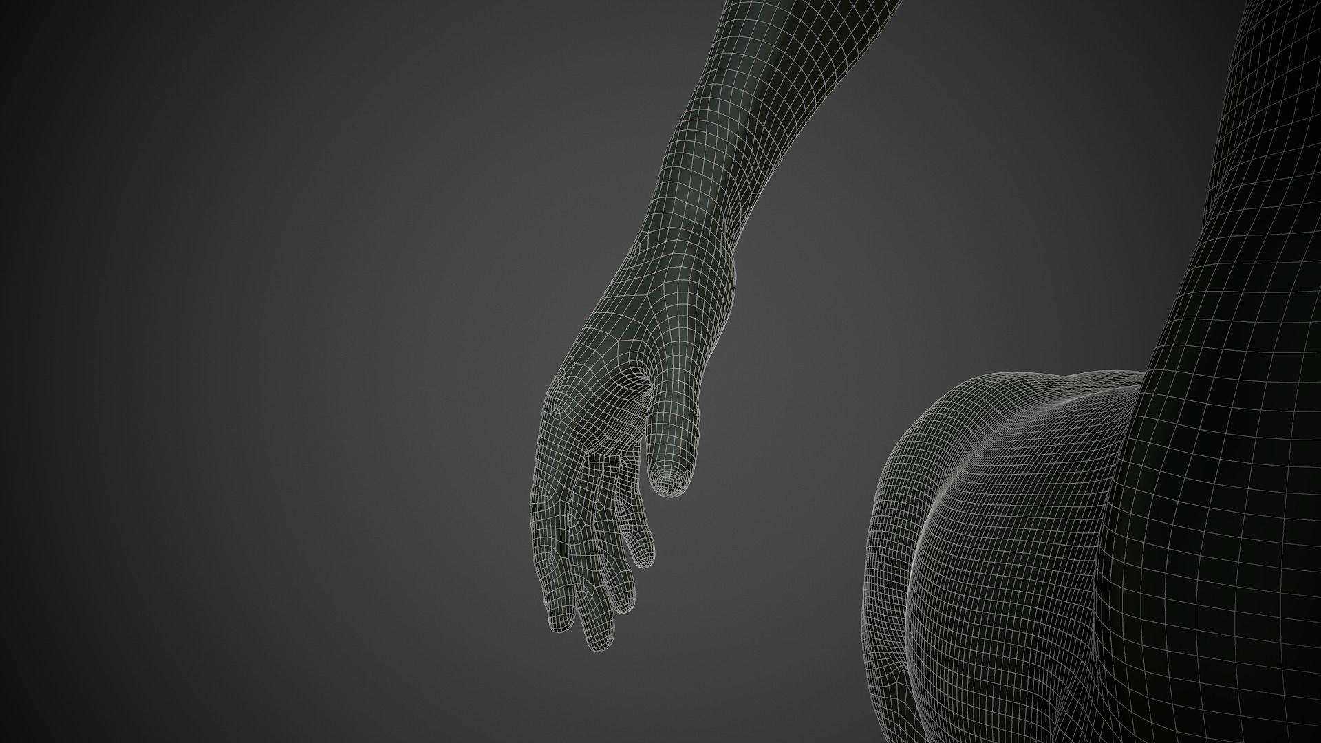 Rigged Centuar Low-poly 3D model_22