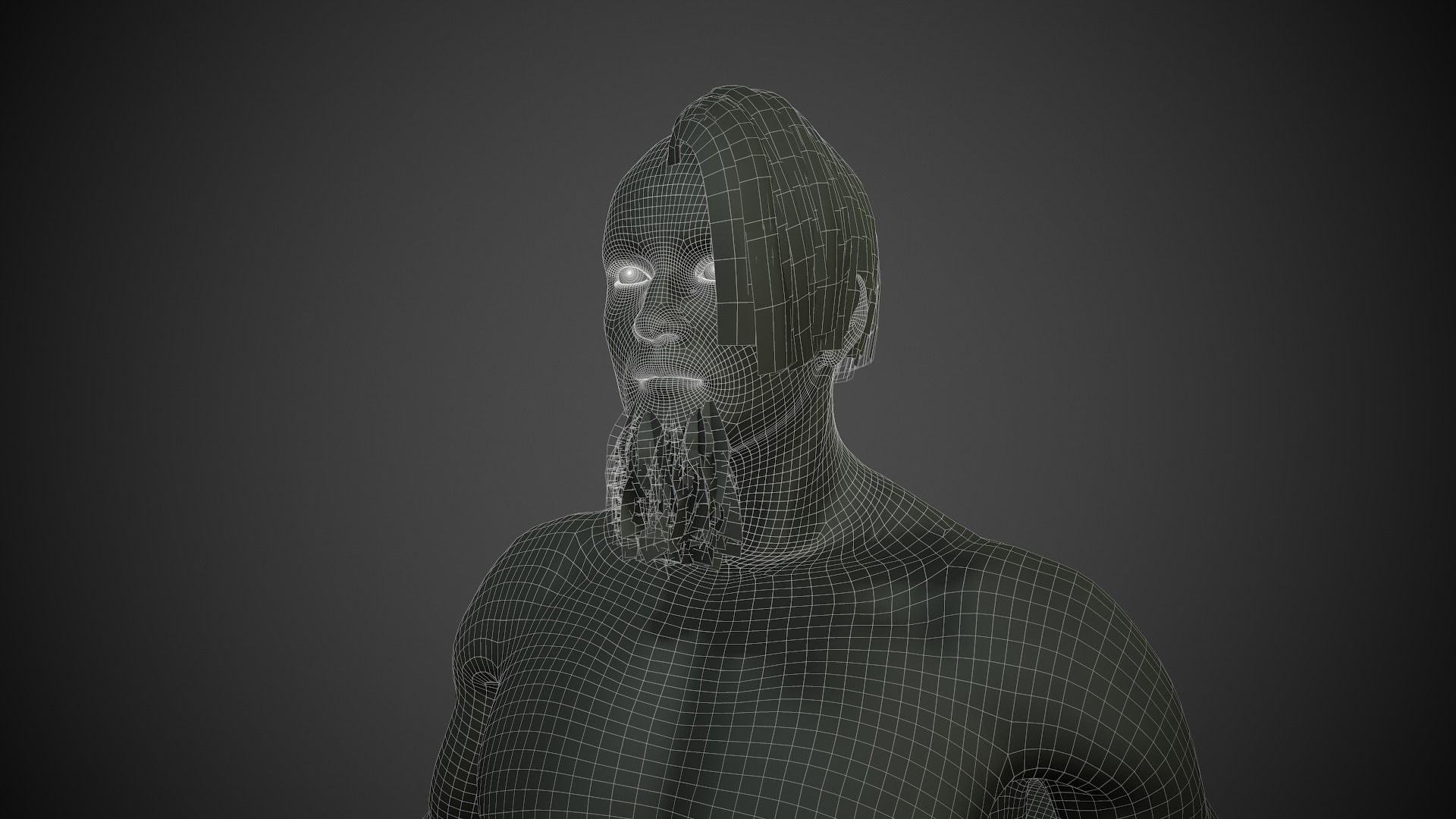 Rigged Centuar Low-poly 3D model_20