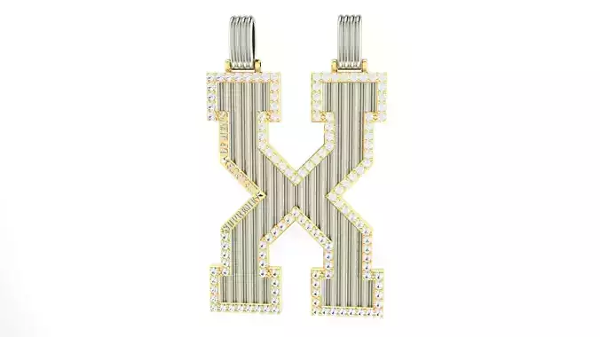 Pedant Letter X SUPREME LEAGUE OF MAN S