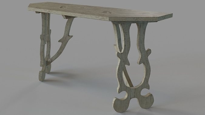Claydon Console Table 3D model