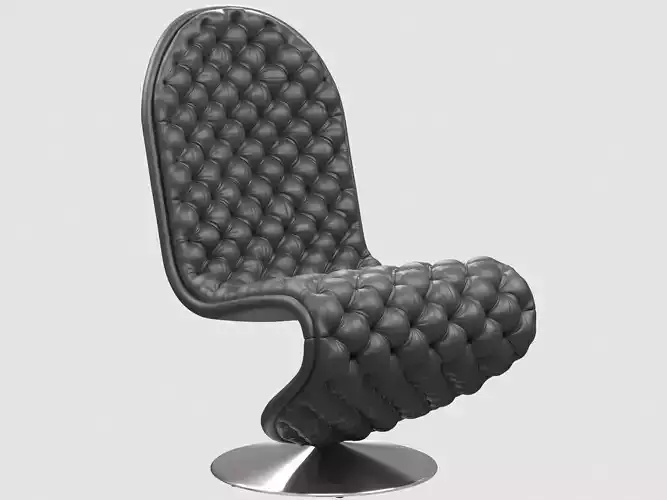 Panton system 1-2-3 deluxe lounge chair Verner Panton