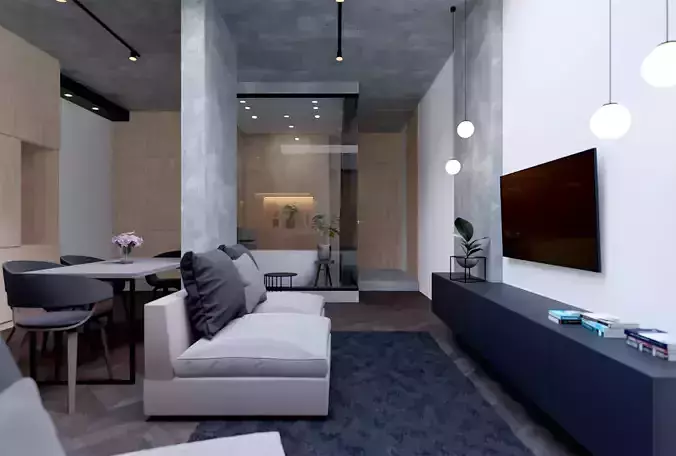 Modern Interior Scene